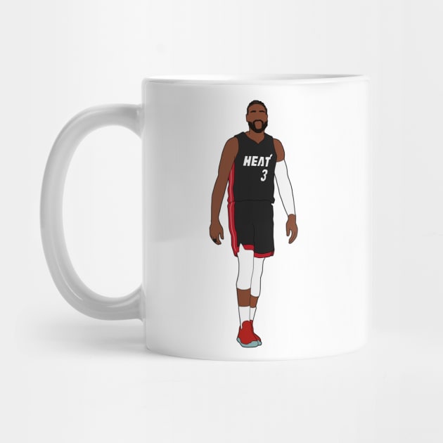 Dwyane Wade Heat Minimal by whelmd